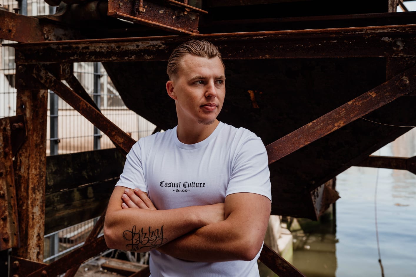 Small Logo Tee White