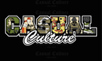 Casual Culture College Font 2.0 Stickers (10 pc)