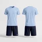 Zomerset mono badge met Navy Shorts