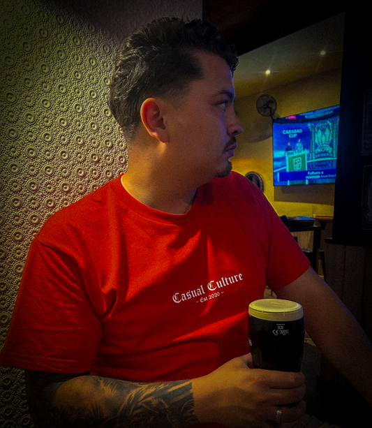 Small Logo T-shirt Rood