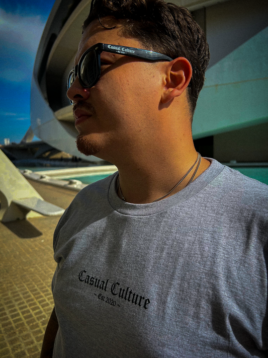 Small Logo Tee Licht Grijs