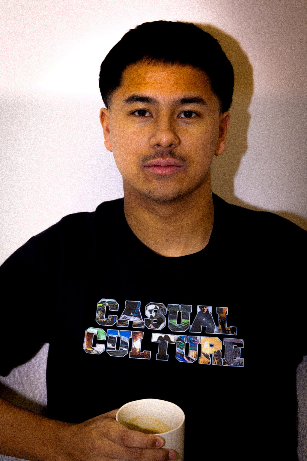Casual Culture College Font Shirt