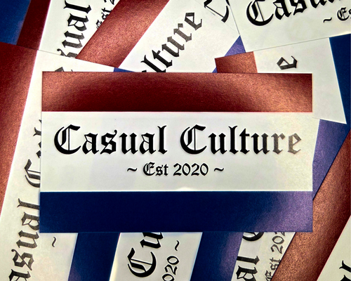 Casual Culture Nederland Aufkleber (10 Stk.)