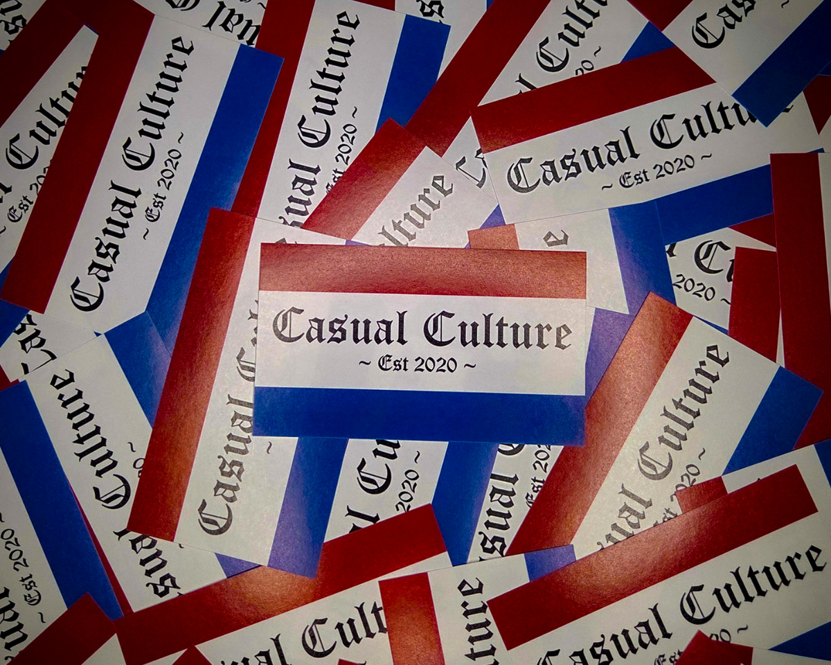 Casual Culture Nederland Aufkleber (10 Stk.)