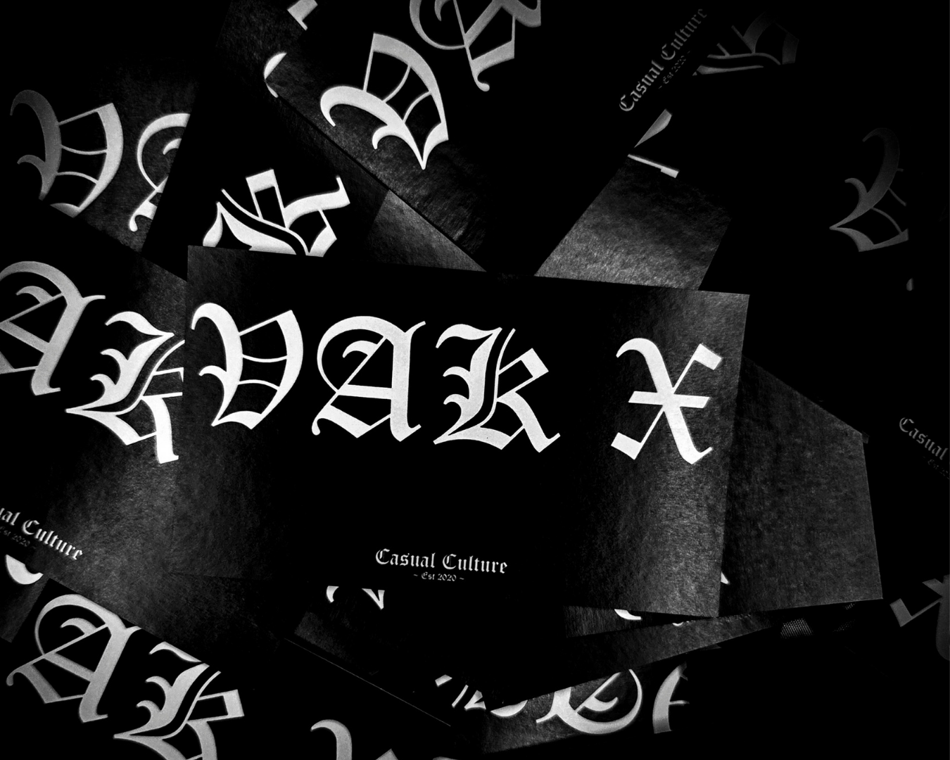 Casual Culture VAK X stickers (10 pc)